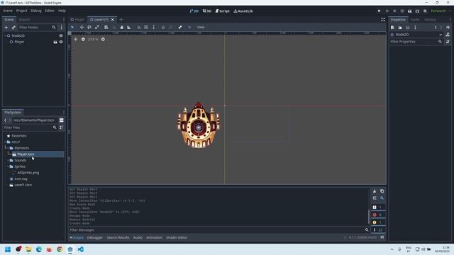 Godot - 2 Node structure - C# смотреть онлайн