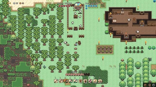 Forsaken Isle - Ep 2 "Chicken Coop and Sheep Pen" (2D Open-world Sandbox Survival) смотреть онлайн