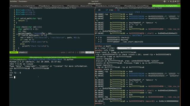 Stack Overflow Vulnerability смотреть онлайн