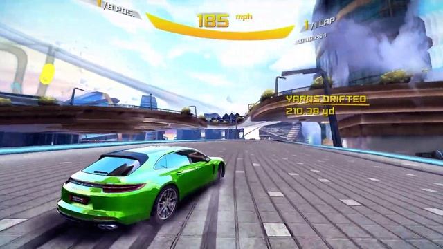 Asphalt 8 Airborne: Porsche Panamera Sport Turismo gameplay смотреть онлайн