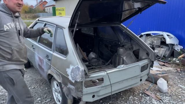 Сколько стоит переварить машину. Восстановление ваз 2109. #автофан смотреть онлайн