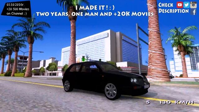 Volkswagen Golf Mk3 BLYATMOBILE - GTA WORLD +20 500 Movies | GTA MOD _REVIEW смотреть онлайн
