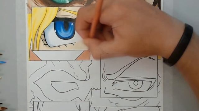 Drawing Eren, Annie, Reiner, Armin E Suas Formas Titan смотреть онлайн