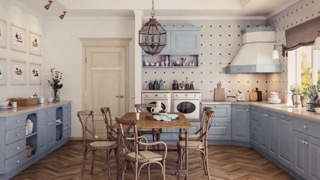 Лучшие кухни в голубом и синем цвете смотреть онлайн