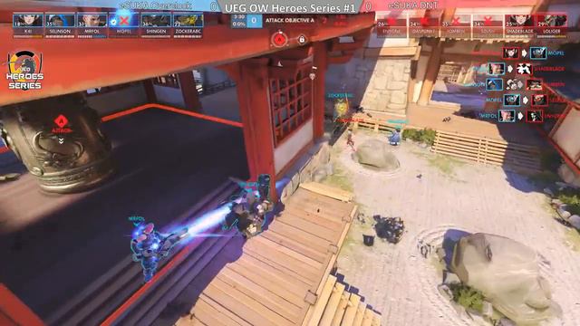 Uniliga Ow Heroes Series #1 - eSUKA OC vs eSUKA DNT (Game 1 - Hanamura) смотреть онлайн