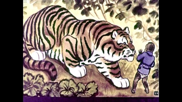 Диафильм Маленький черный Самбо смотреть онлайн