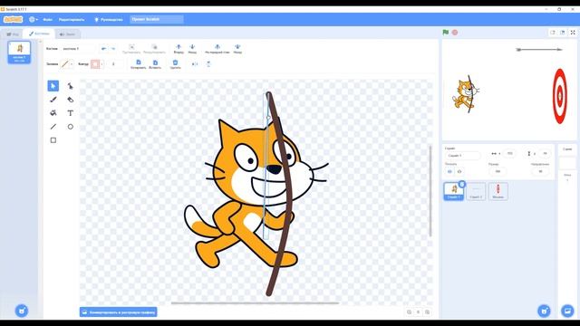 Игра про лучника на Scratch 3 | UP! School #83 смотреть онлайн