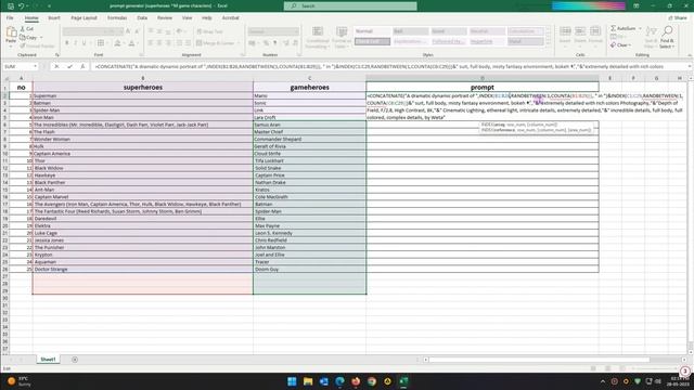 AI-Powered Artistry: Generate Incredible Superhero & Game Character Portraits with Excel & Python! смотреть онлайн