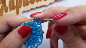 Снежинка крючком