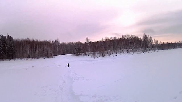 За щукой в феврале начинается клев на реке Сосьва смотреть онлайн