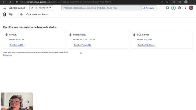 Provisionando um Cloud SQL for SQL Server no Google Cloud platform. смотреть онлайн