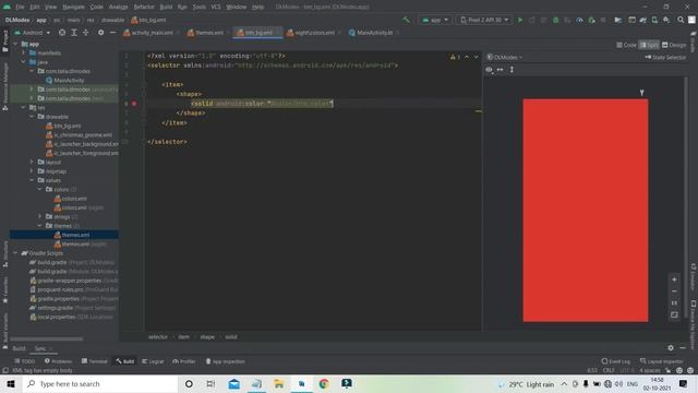 DarkMode and Light Mode in Andoroid Studio Using Kotlin Example with GitHub link смотреть онлайн