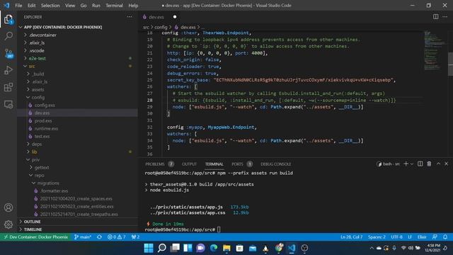 Session 17: Modify phoenix project to use nodes esbuild смотреть онлайн