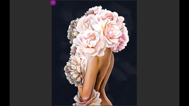 Картина девушка цветок. Портрет девушки. Flower girl. смотреть онлайн