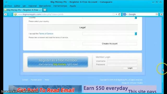 Como Trabajar en Big Money PTC 1 Dolar por click | Tutoriales смотреть онлайн