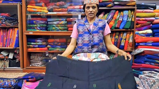 Guras Saree (Rhododendron Pattern) Handmade Nepali Dhaka Saree смотреть онлайн