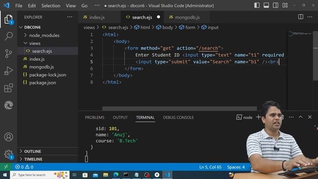 #39| Record Search Operation on Express Website | MongoDB |Full Stack Development using MERN смотреть онлайн