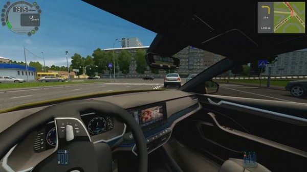 City Car Driving, "ШКОДНИЧАЮ В ЯНДЕКС ТАКСИ" на Skoda Octavia 2020 1.4 TSI