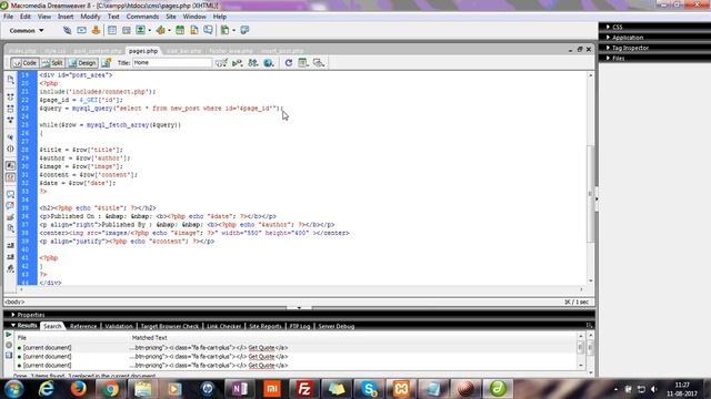 Building Dynamic Website with Admin Panel PHP MYSQL Part 8 смотреть онлайн
