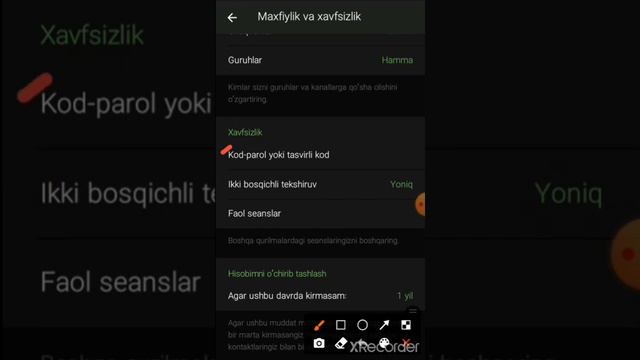 Telegraph Messengerida 5 talik grafik Kod Qòyish ❤👌✊ смотреть онлайн