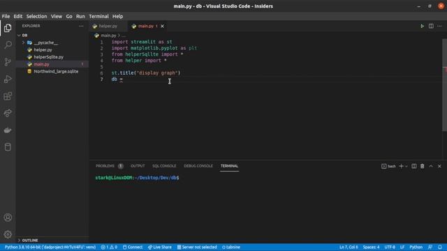 how to display table using streamlit and sql смотреть онлайн