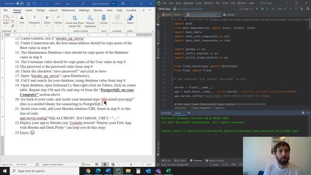 Dash CRUD App with PostgreSQL - Part 2 смотреть онлайн