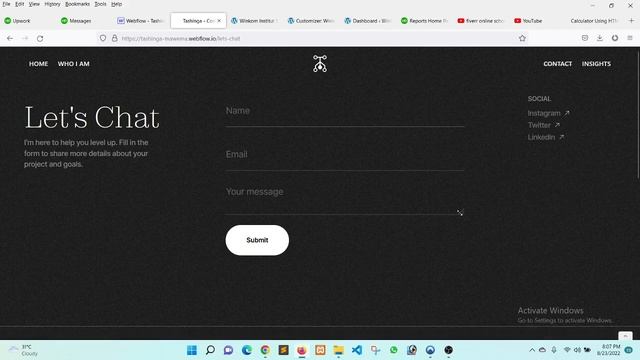 Customize Sections Of Webflow Site ( ওয়েবফ্লো ) - Upwork Live Project смотреть онлайн