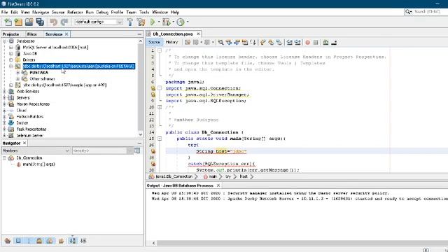 Tutorial Java Netbeans 5 Membuat Koneksi Java DB смотреть онлайн