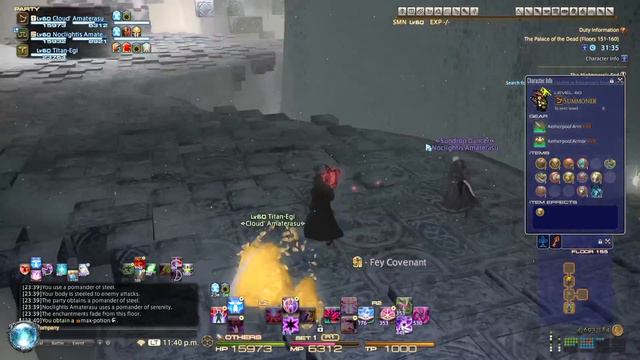 Final Fantasy XIV Palace of The Dead: SMN and SCH | Floor 151-160 (PS4 PRO) #1 смотреть онлайн