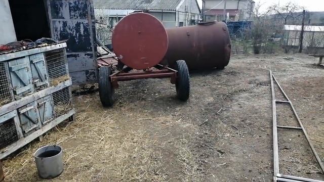 Самодельный опрыскиватель к трактору часть1 смотреть онлайн