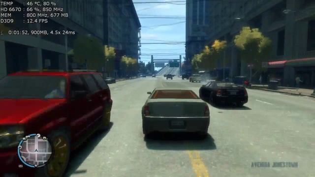 GTA IV A6 3670k + HD 6670 смотреть онлайн