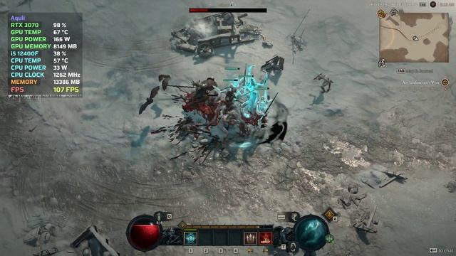 DIABLO 4 | RTX 3070 | i5 12400F | Ultra Setting 4K | | Performance Test смотреть онлайн