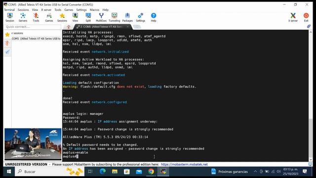 !! Como administrar un equipo Allied Telesis ¡¡ смотреть онлайн