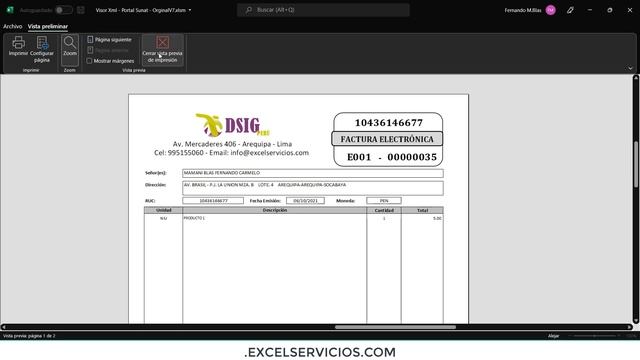 Facturación Electrónica Clave Sol | Macros | Excel | VBA | XML | SUNAT смотреть онлайн