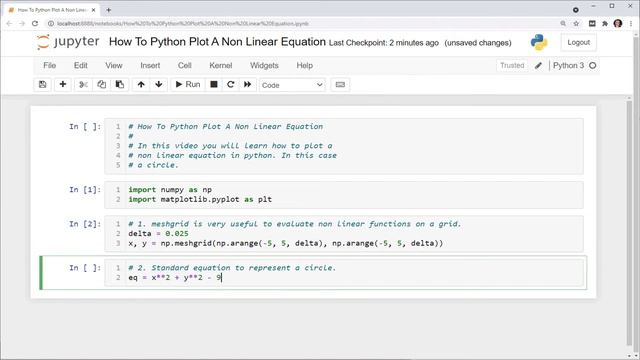 How To Python Plot A Non Linear Equation смотреть онлайн