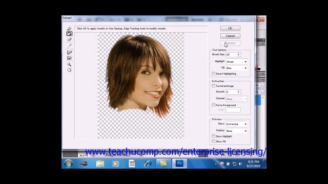 Photoshop CS6 Tutorial The Extract Command Adobe Training