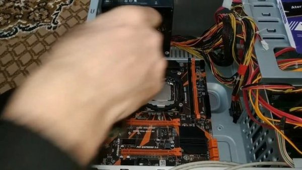 Материнская плата Atermiter X99 Socket LGA2011 Xeon E5 2620 V3 (распаковка, установка)