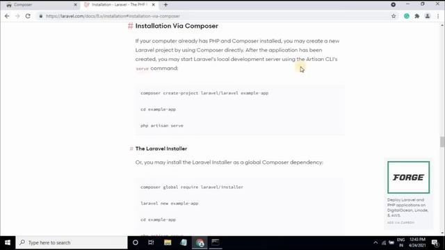 How to Install Laravel on Windows using Composer || Laravel on localhost смотреть онлайн