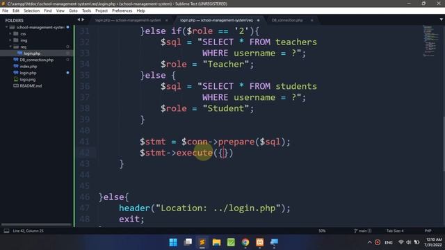 How to Make School Management System Using PHP & MYSQL database - Part #2 смотреть онлайн