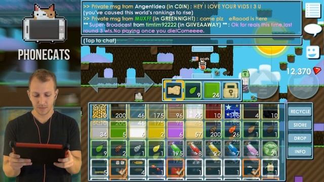 Growtopia - Griefing Green Blocks and No Locks Plz смотреть онлайн