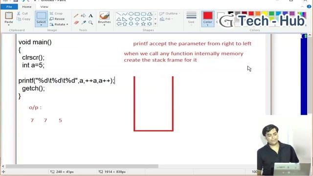 printf parameter accepting example смотреть онлайн