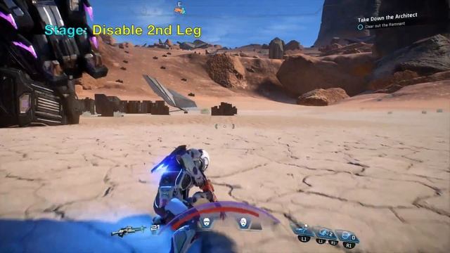 Mass Effect: Andromeda - 1st Boss Fight (EOS Architect Pro Tips) смотреть онлайн