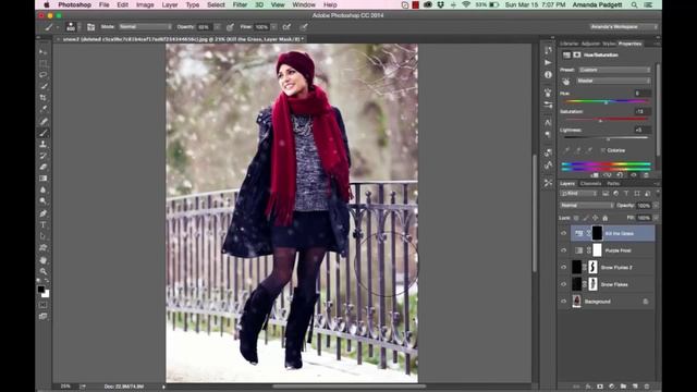 Let it Snow Action and Brush Collection for Photoshop CS and CC смотреть онлайн