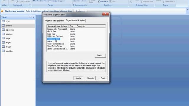 Migracion de Access 2007 a PostgreSQL 8 смотреть онлайн