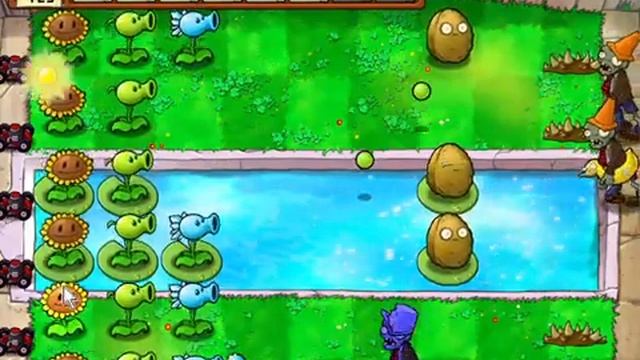 Plants vs Zombies уровень 3-7 смотреть онлайн