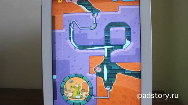 Where is my water - геймплей игры на iPad смотреть онлайн