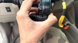 Замена подрулевого шлейфа Камри 40