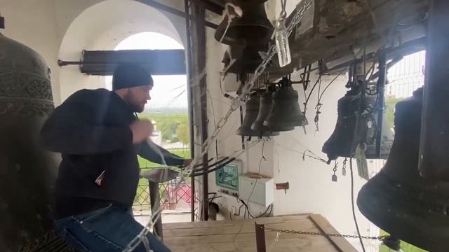 Николо - Угрешский монастырь красивый колокольный звон смотреть онлайн