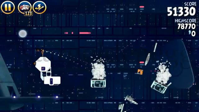 Angry Birds Star Wars 4-27 Cloud City 3 Star Walkthrough 3stargoldenegg смотреть онлайн