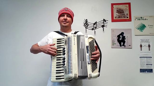 (SOLD!) - Major Accordion - Ladies Size (Carnegie Accordion Company)